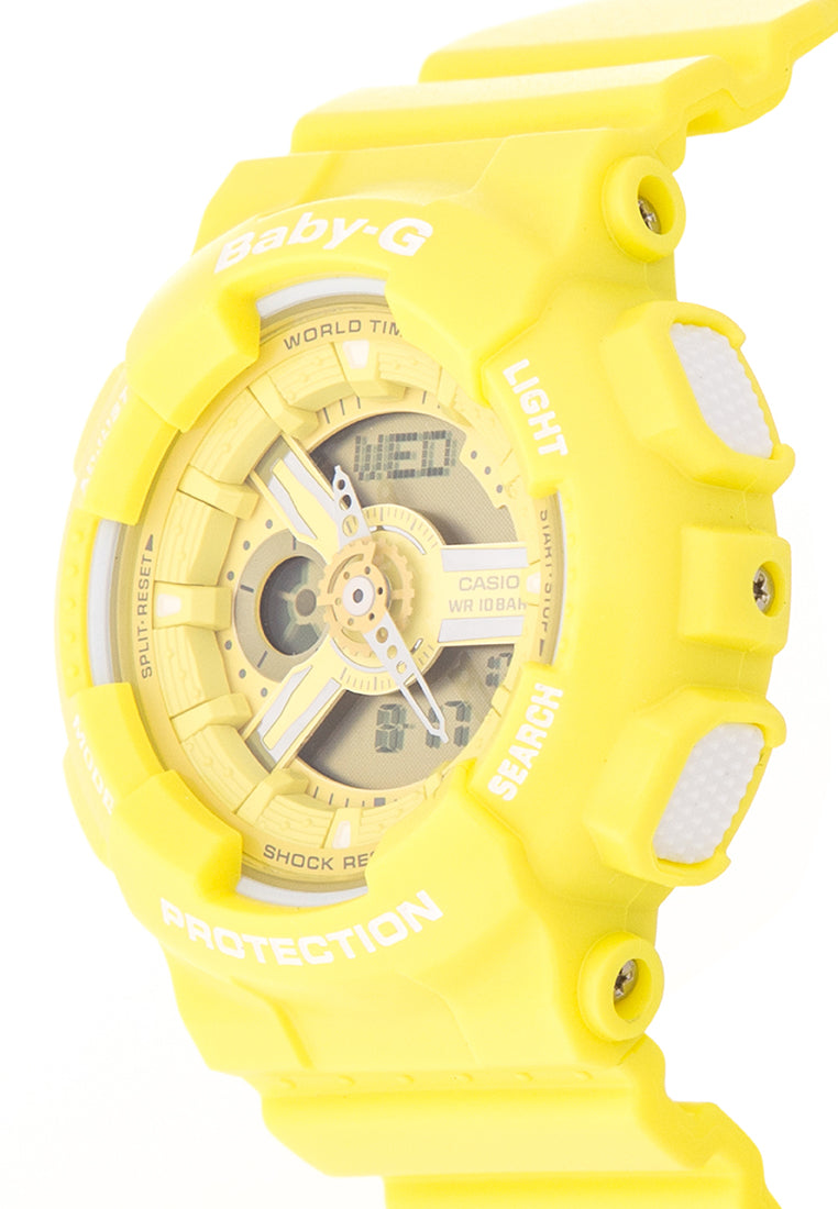Casio Baby-g BA-110BC-9A Digital Analog Rubber Strap Watch For Women-Watch Portal Philippines