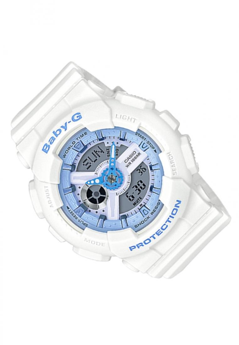 Casio Baby-g BA-110BE-7A Digital Analog Rubber Strap Watch For Women-Watch Portal Philippines