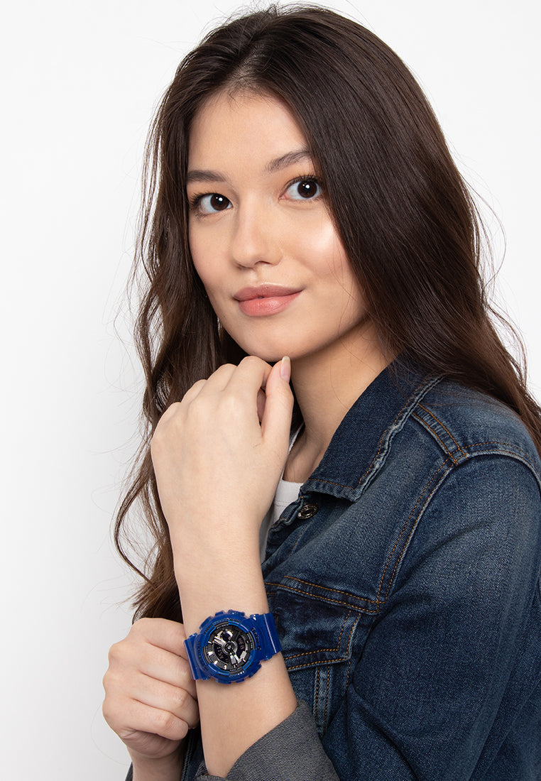 Casio Baby-g BA-110CR-2A Digital Analog Rubber Strap Watch For Women-Watch Portal Philippines