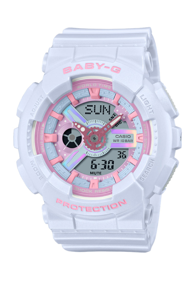 Casio Baby-g BA-110FH-2A Digital Analog Rubber Strap Watch For Women-Watch Portal Philippines