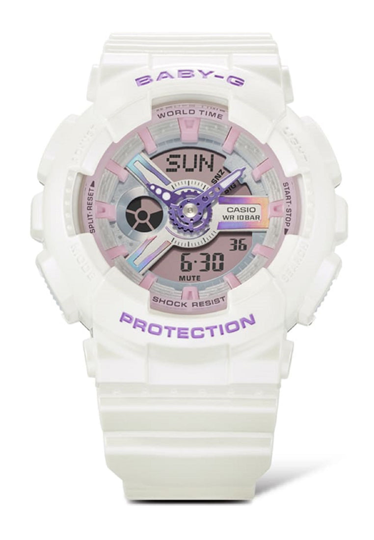 Casio Baby-g BA-110FH-7A Digital Analog Rubber Strap Watch For Women-Watch Portal Philippines