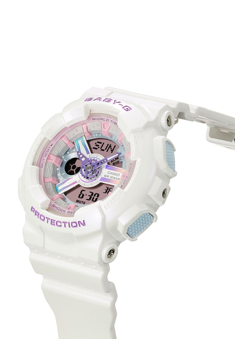 Casio Baby-g BA-110FH-7A Digital Analog Rubber Strap Watch For Women-Watch Portal Philippines