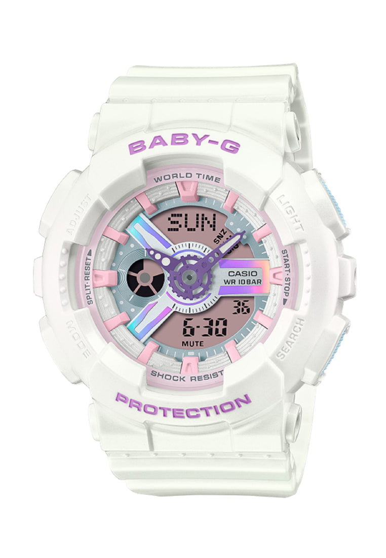 Casio Baby-g BA-110FH-7A Digital Analog Rubber Strap Watch For Women-Watch Portal Philippines