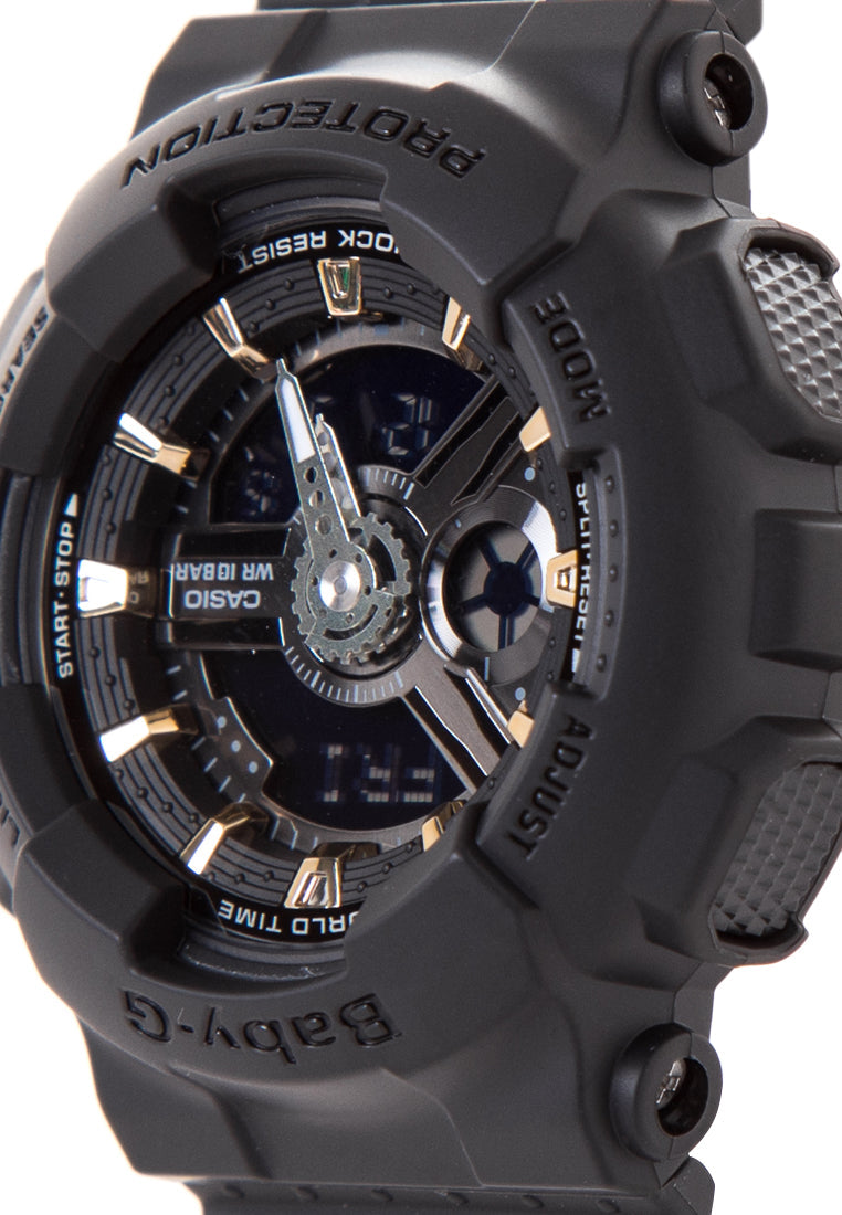 Casio Baby-g BA-110GA-1A Digital Analog Rubber Strap Watch For Women-Watch Portal Philippines