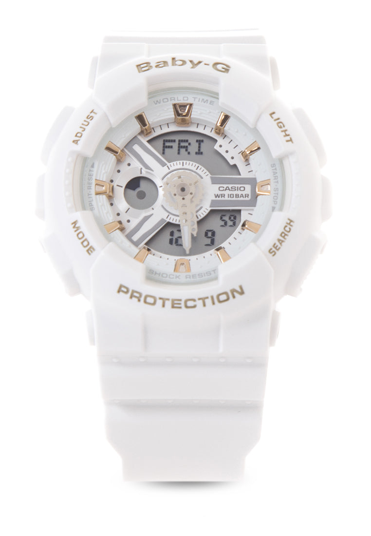 Casio Baby-g BA-110GA-7A1 Digital Analog Rubber Strap Watch For Women-Watch Portal Philippines