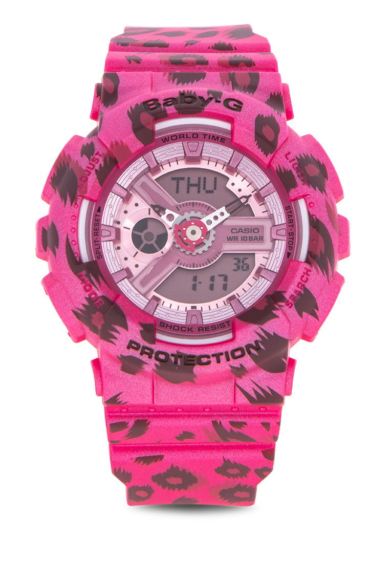 Casio Baby-g BA-110LP-4A Digital Analog Rubber Strap Watch For Women-Watch Portal Philippines