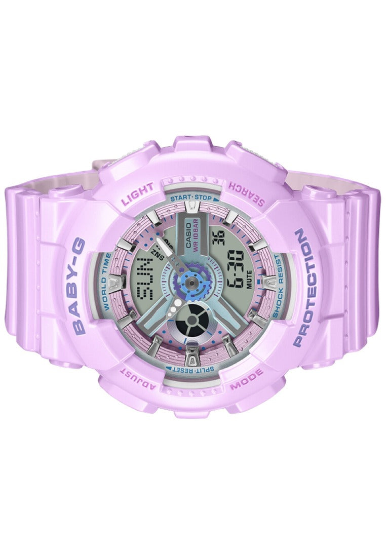 Casio Baby-g BA-110MC-6ADR Rubber Strap Digital Analog Watch for Women-Watch Portal Philippines