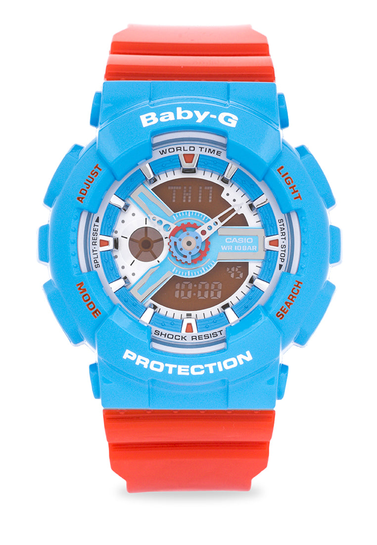 Casio Baby-g BA-110NC-2A Digital Analog Rubber Strap Watch For Women-Watch Portal Philippines