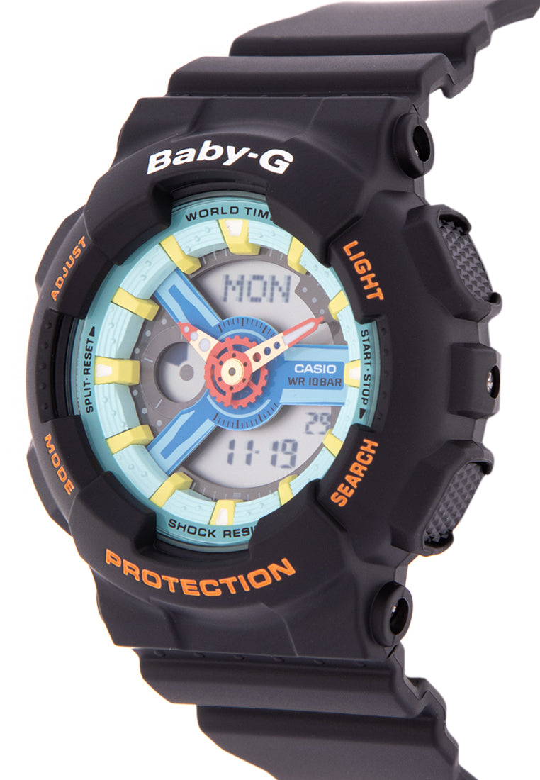 Casio Baby-g BA-110NR-1A Digital Analog Rubber Strap Watch For Women-Watch Portal Philippines