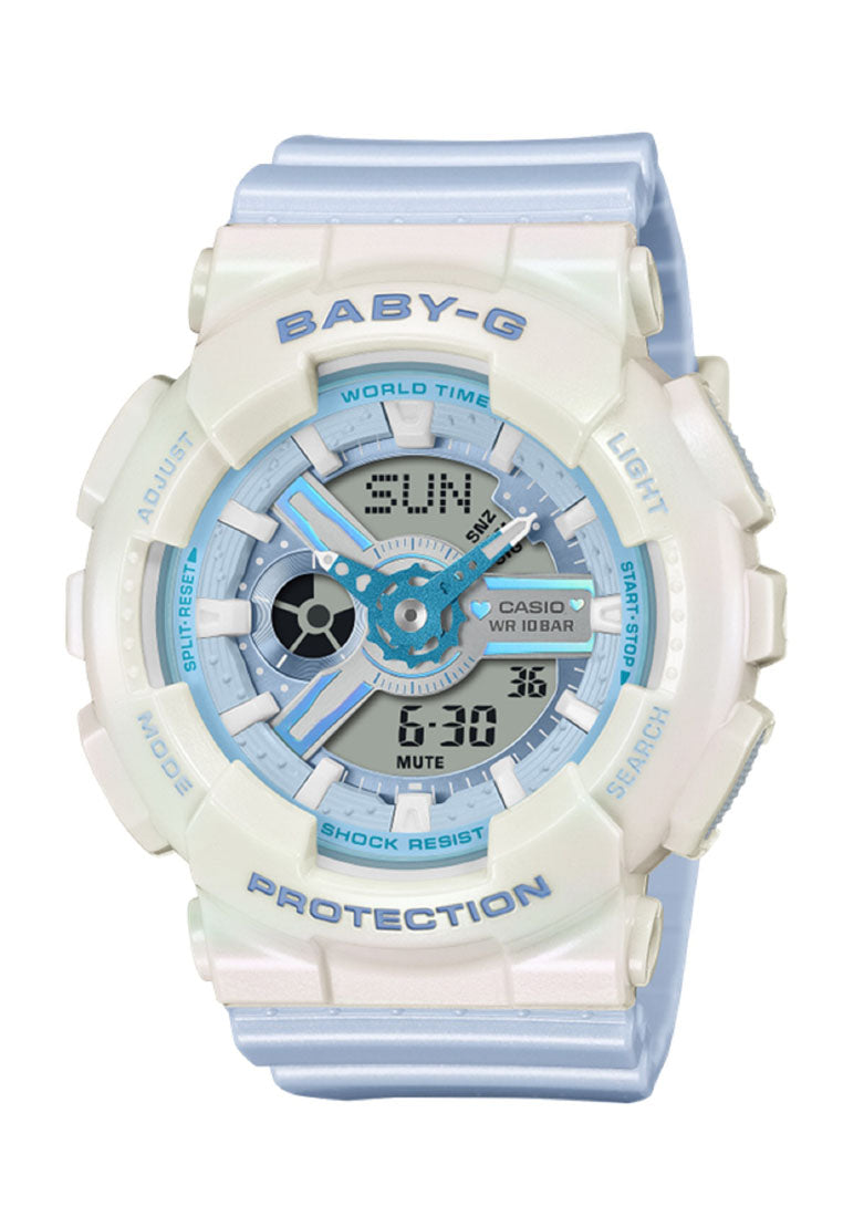 Casio Baby-g BA-110PD-2ADR Rubber Strap Digital Analog Watch for Women-Watch Portal Philippines