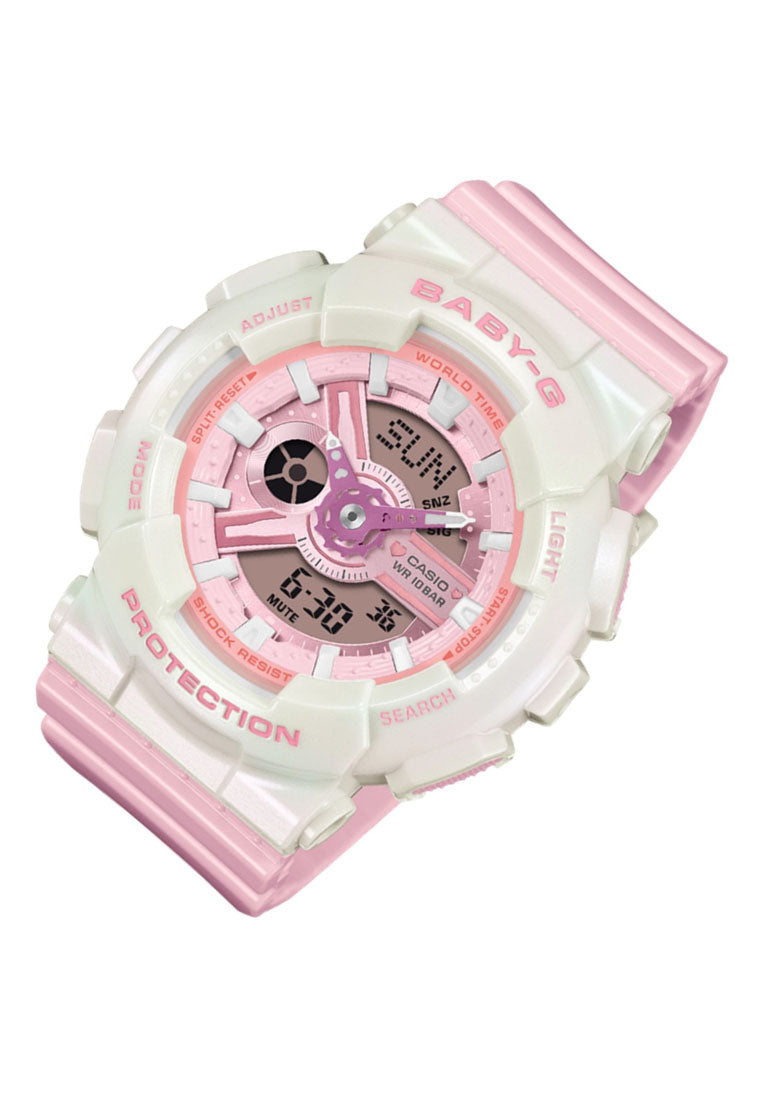 Casio Baby-g BA-110PD-4ADR Rubber Strap Digital Analog Watch for Women-Watch Portal Philippines