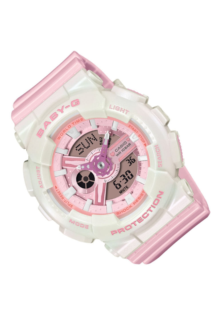 Casio Baby-g BA-110PD-4ADR Rubber Strap Digital Analog Watch for Women-Watch Portal Philippines