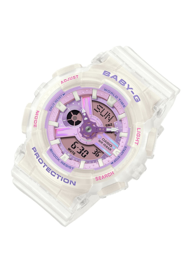 Casio Baby-g BA-110PS-7ADR Rubber Strap Digital Analog Watch for Women-Watch Portal Philippines