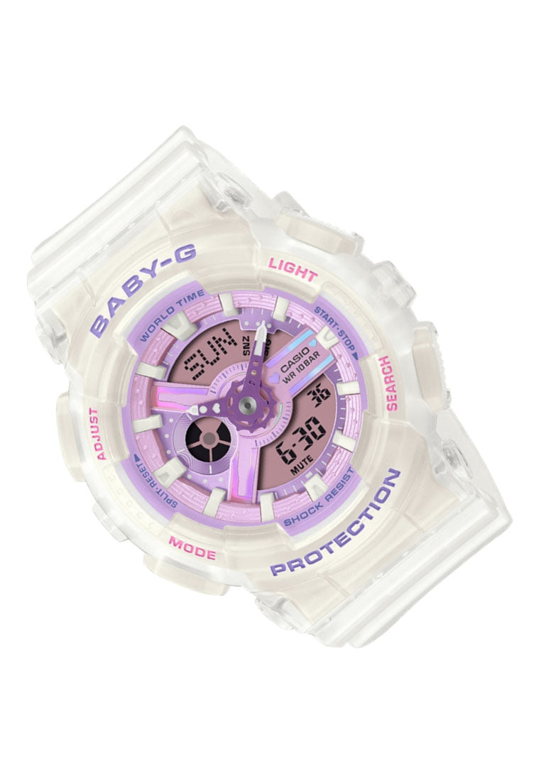 Casio Baby-g BA-110PS-7ADR Rubber Strap Digital Analog Watch for Women-Watch Portal Philippines