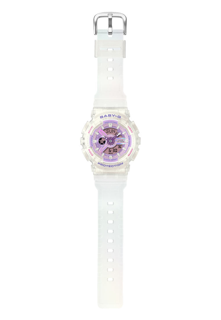 Casio Baby-g BA-110PS-7ADR Rubber Strap Digital Analog Watch for Women-Watch Portal Philippines