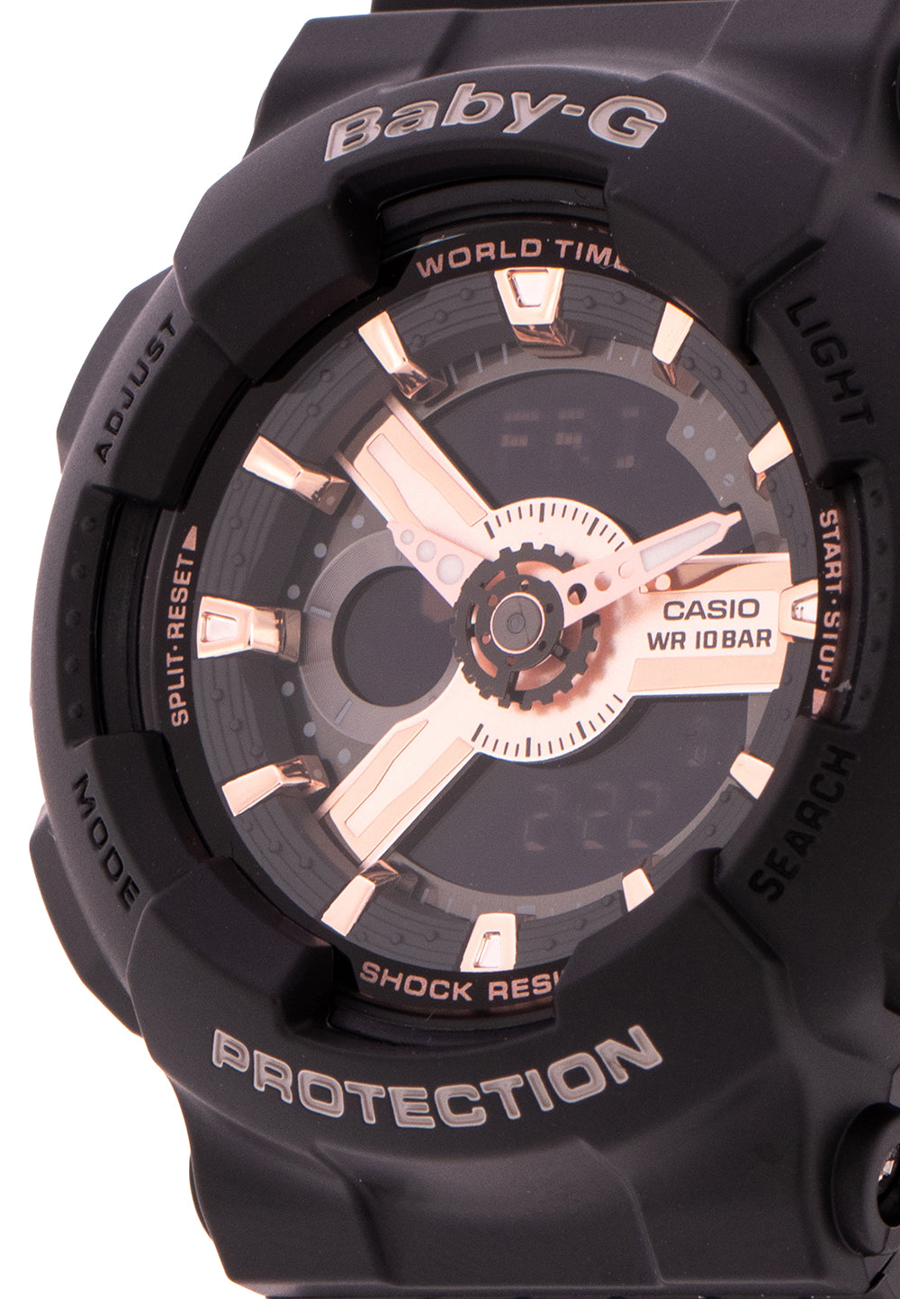 Casio Baby-g BA-110RG-1A Digital Analog Rubber Strap Watch For Women-Watch Portal Philippines