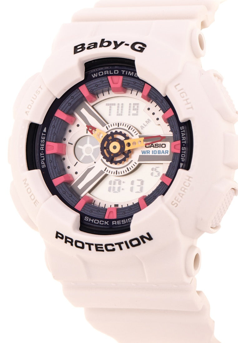Casio Baby-g BA-110SN-7A Digital Analog Rubber Strap Watch for Women-Watch Portal Philippines