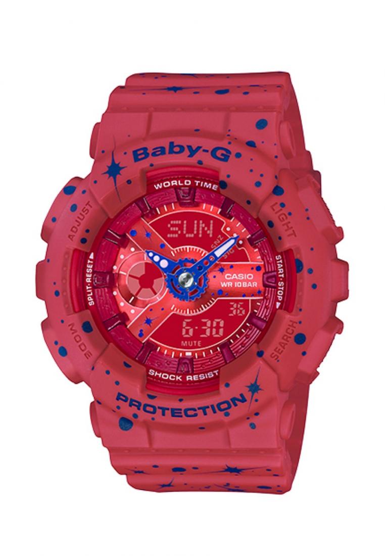 Casio Baby-g BA-110ST-4A Digital Analog Rubber Strap Watch For Women-Watch Portal Philippines