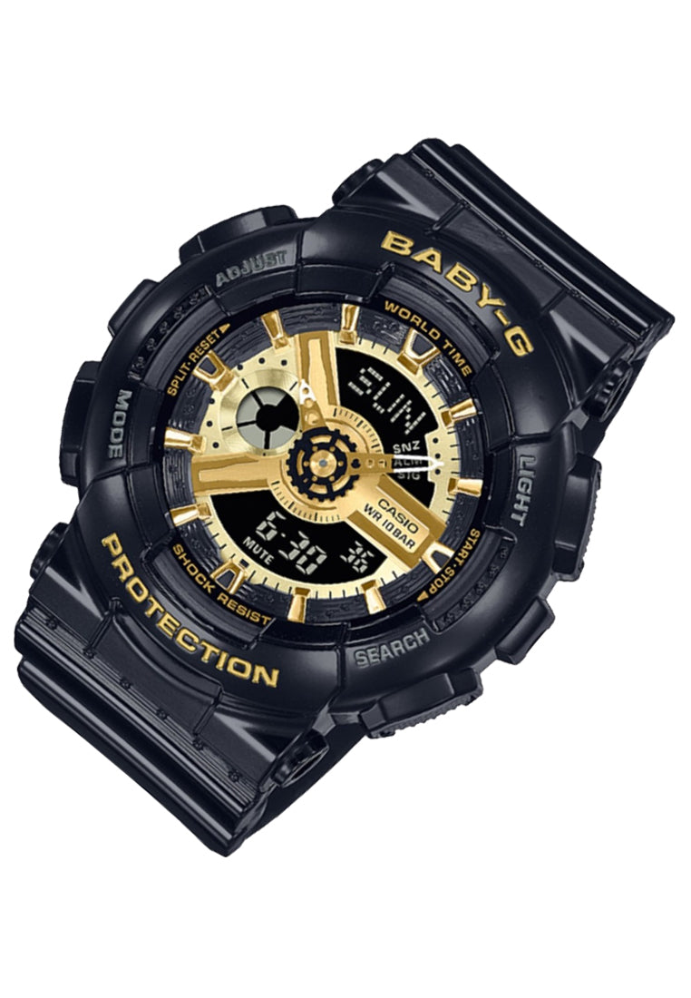 Casio Baby-g BA-110X-1A Digital Analog Rubber Strap Watch For Women-Watch Portal Philippines