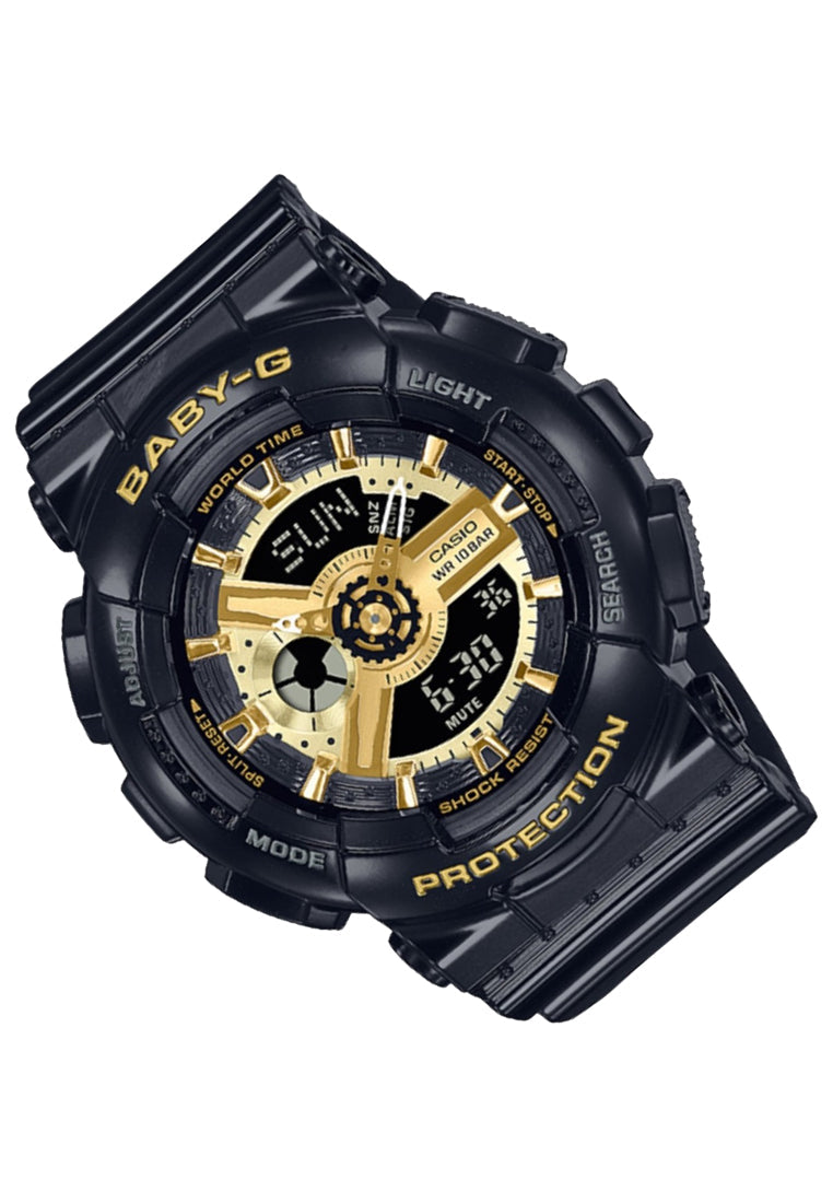 Casio Baby-g BA-110X-1A Digital Analog Rubber Strap Watch For Women-Watch Portal Philippines