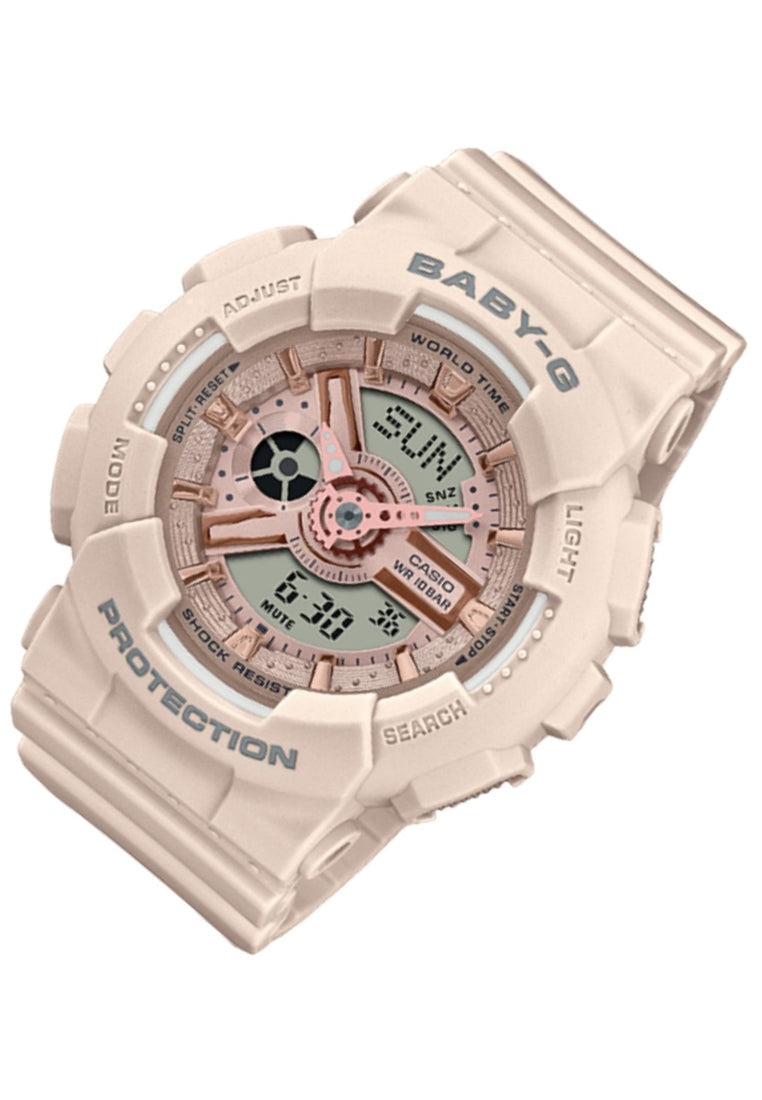 Casio Baby-g BA-110XCP-4A Digital Analog Rubber Strap Watch For Women-Watch Portal Philippines