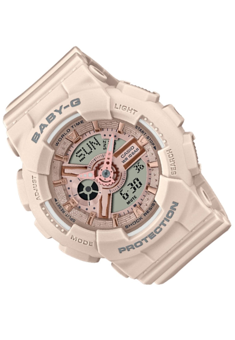 Casio Baby-g BA-110XCP-4A Digital Analog Rubber Strap Watch For Women-Watch Portal Philippines