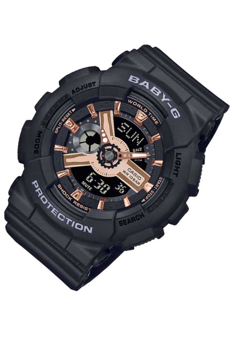 Casio Baby-g BA-110XRG-1A Digital Analog Rubber Strap Watch For Women-Watch Portal Philippines
