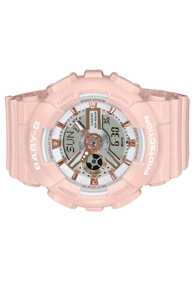 Casio Baby-g BA-110XRG-4A Digital Analog Rubber Strap Watch For Women-Watch Portal Philippines