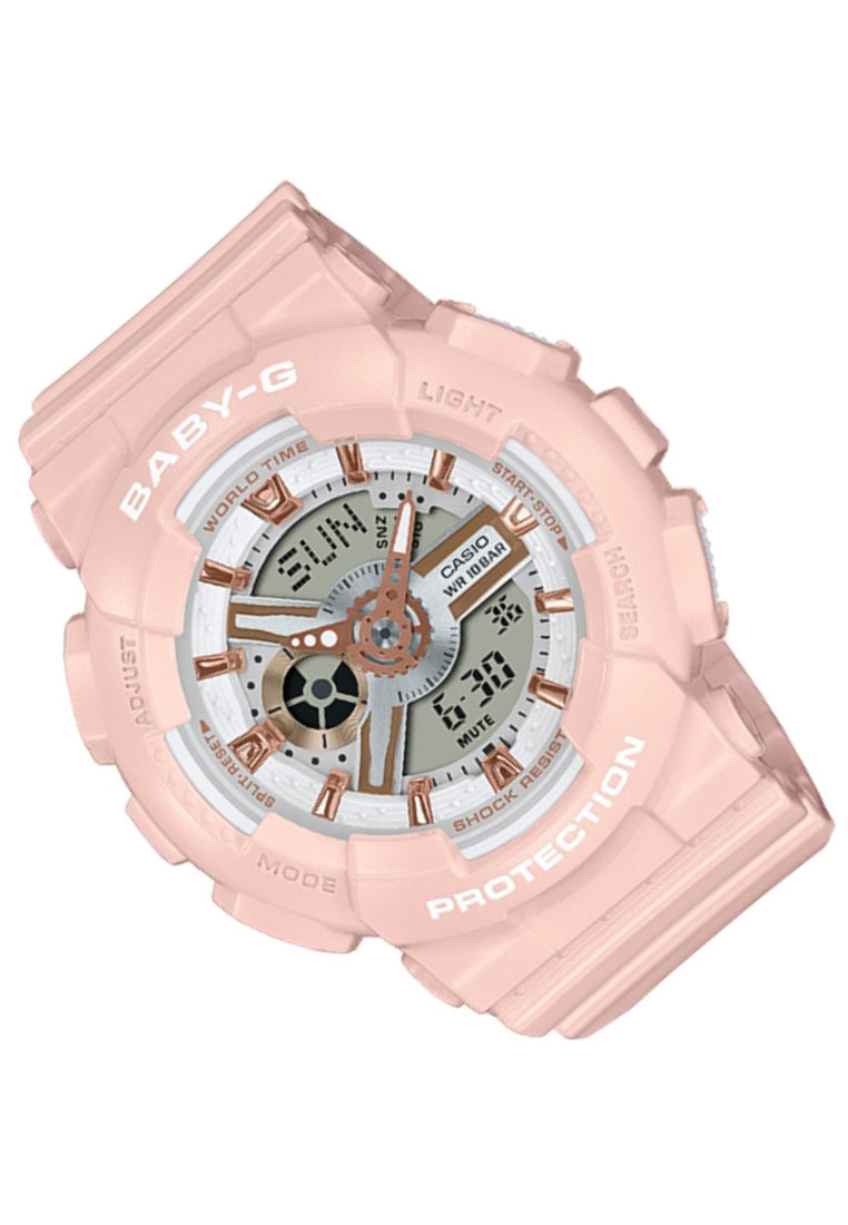 Casio Baby-g BA-110XRG-4A Digital Analog Rubber Strap Watch For Women-Watch Portal Philippines