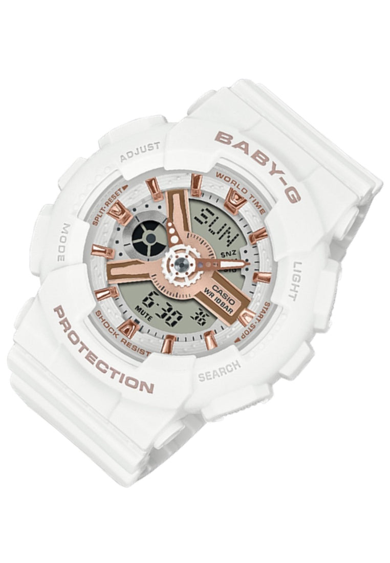 Casio Baby-g BA-110XRG-7A Digital Analog Rubber Strap Watch For Women-Watch Portal Philippines