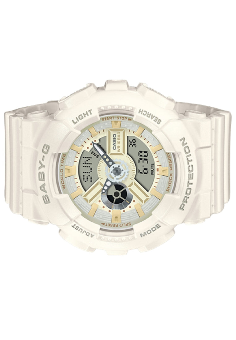 Casio Baby-g BA-110XSW-7A Digital Analog Rubber Strap Watch For Women-Watch Portal Philippines