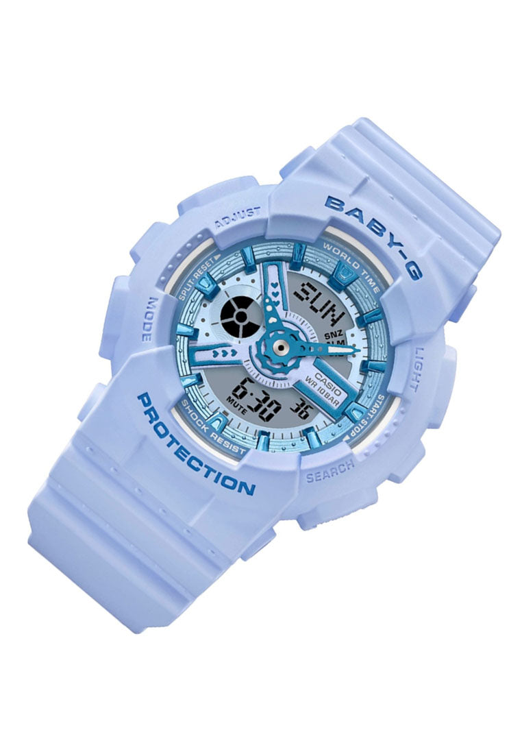 Casio Baby-g BA-110YK-2A Digital Analog Rubber Strap Watch for Women-Watch Portal Philippines