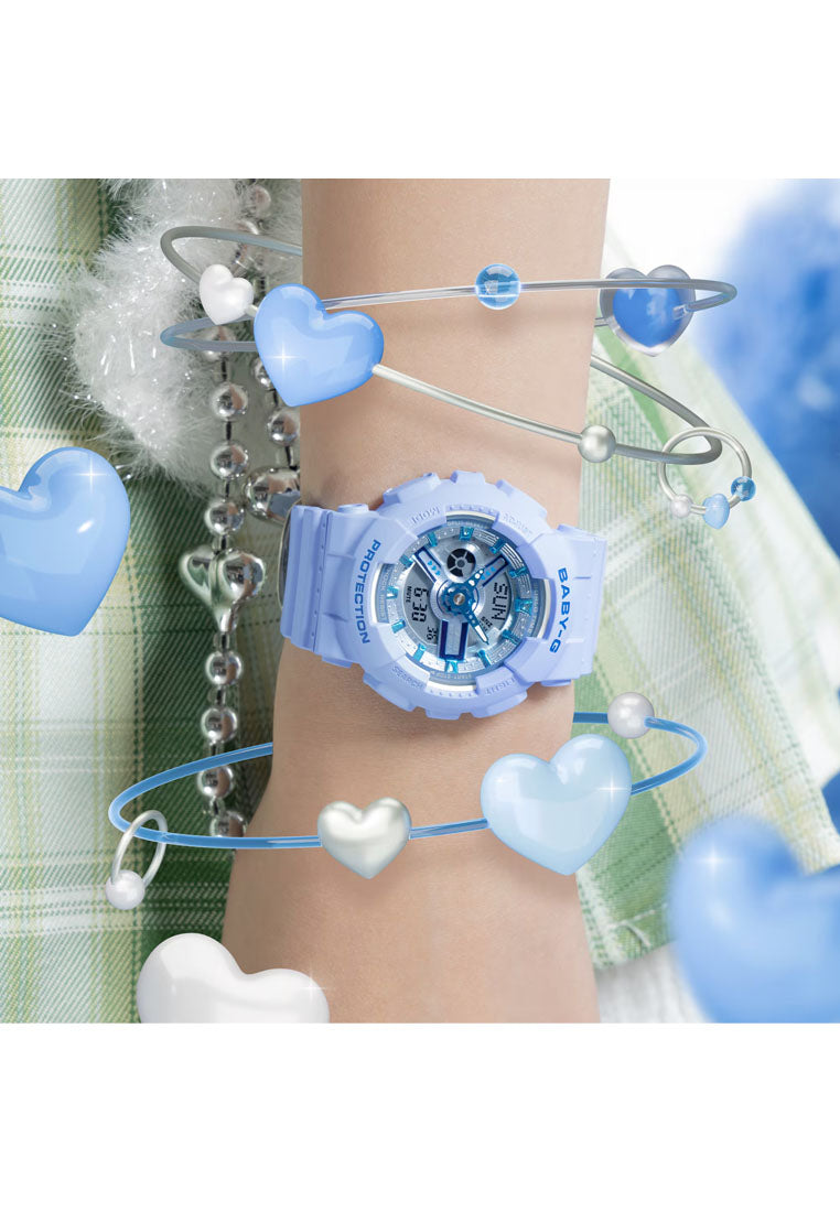 Casio Baby-g BA-110YK-2A Digital Analog Rubber Strap Watch for Women-Watch Portal Philippines