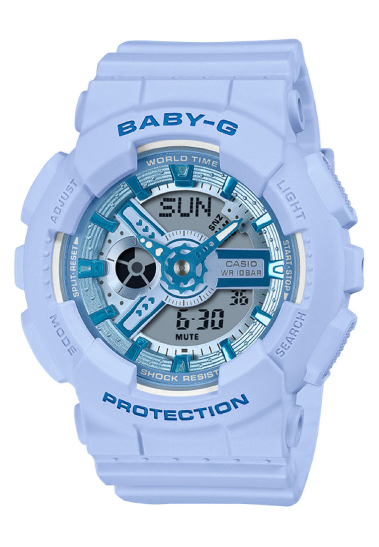 Casio Baby-g BA-110YK-2A Digital Analog Rubber Strap Watch for Women-Watch Portal Philippines