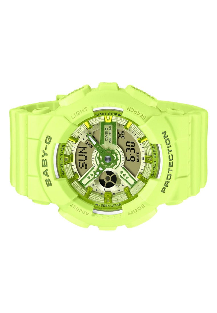 Casio Baby-g BA-110YK-3A Digital Analog Rubber Strap Watch for Women-Watch Portal Philippines