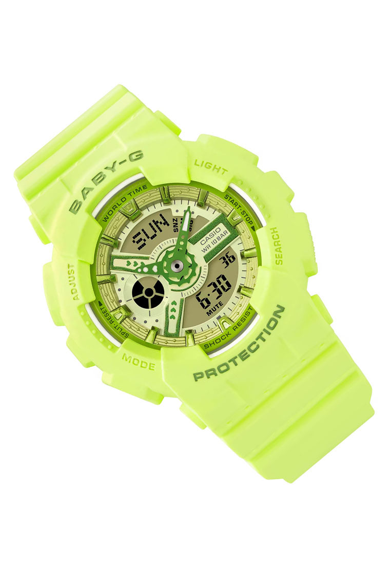 Casio Baby-g BA-110YK-3A Digital Analog Rubber Strap Watch for Women-Watch Portal Philippines
