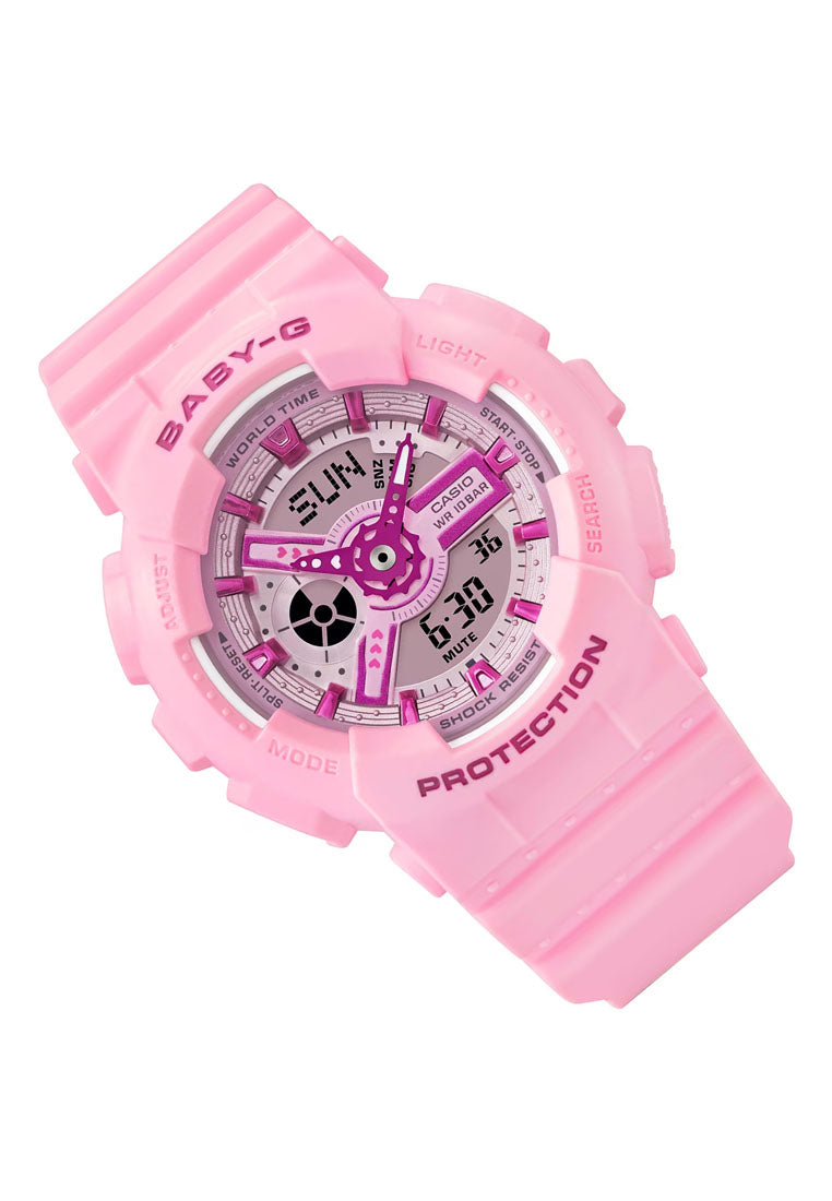 Casio Baby-g BA-110YK-4A Digital Analog Rubber Strap Watch for Women-Watch Portal Philippines