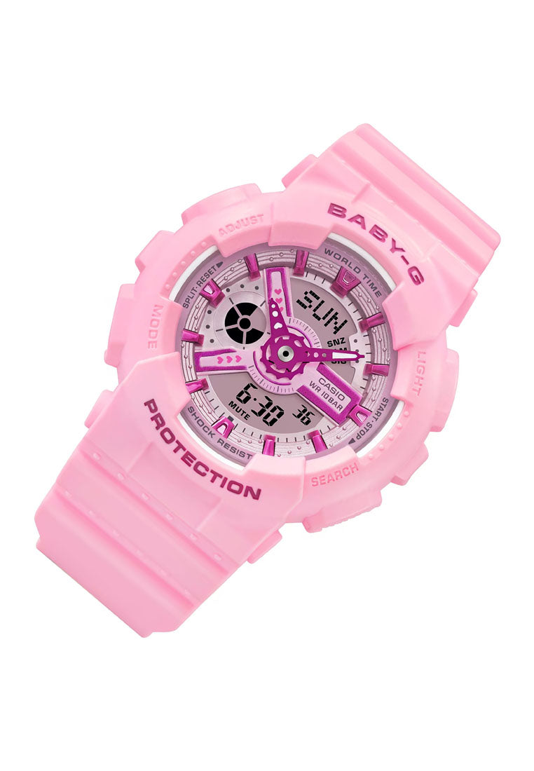 Casio Baby-g BA-110YK-4A Digital Analog Rubber Strap Watch for Women-Watch Portal Philippines