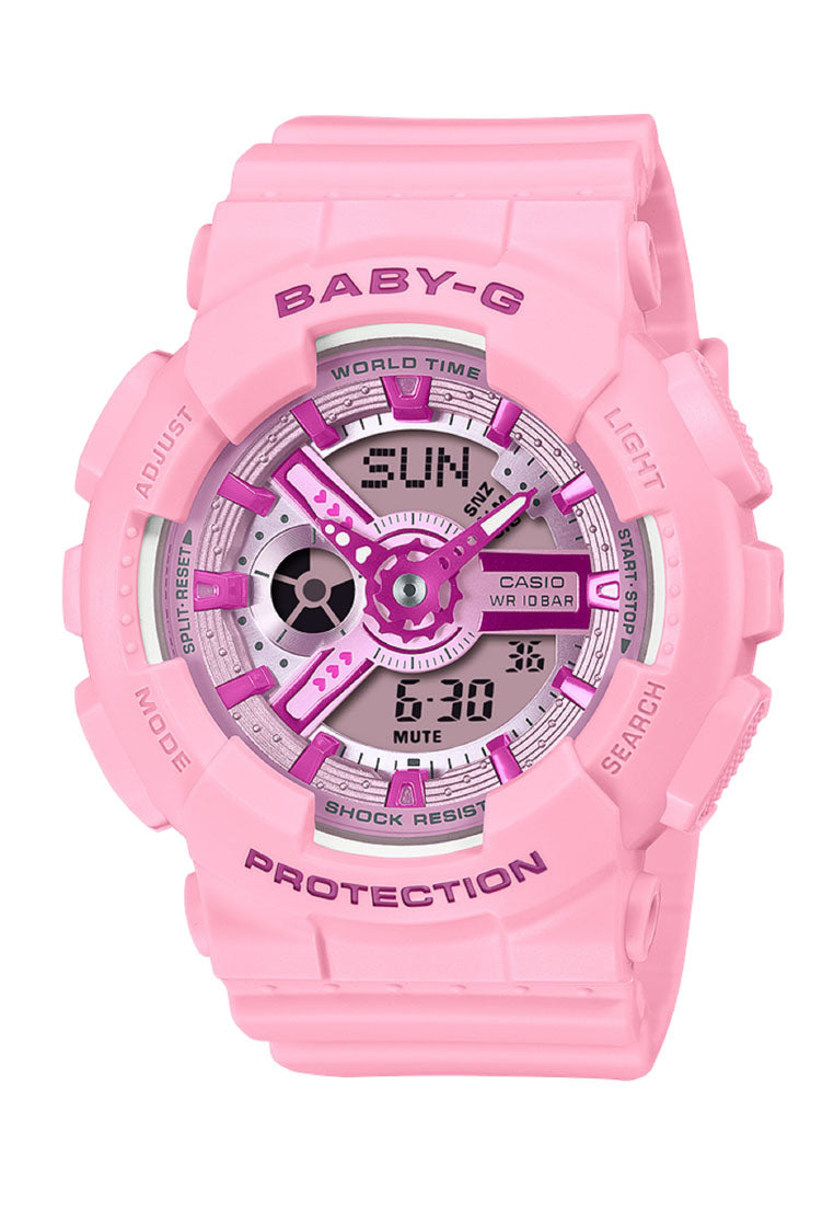 Casio Baby-g BA-110YK-4A Digital Analog Rubber Strap Watch for Women-Watch Portal Philippines