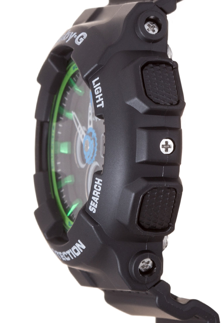 Casio Baby-g BA-120-1BDR Digital Analog Rubber Strap Watch For Women-Watch Portal Philippines