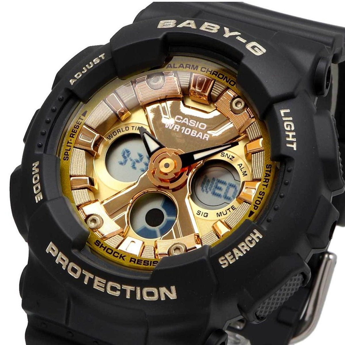 Casio Baby-g BA-130-1A3 Digital Analog Rubber Strap Watch For Women-Watch Portal Philippines