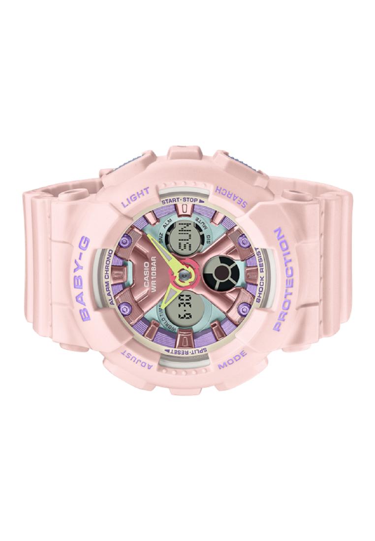 Casio Baby-g BA-130PM-4A Digital Analog Rubber Strap Watch For Women-Watch Portal Philippines