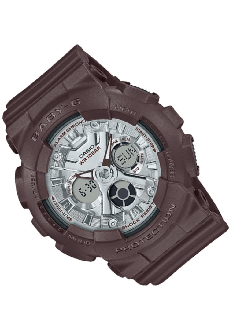 Casio Baby-g BA-130SW-5A Digital Analog Rubber Strap Watch For Women-Watch Portal Philippines