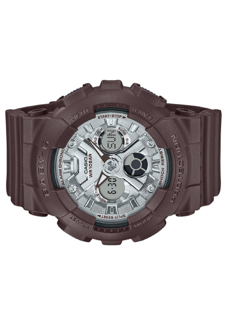 Casio Baby-g BA-130SW-5A Digital Analog Rubber Strap Watch For Women-Watch Portal Philippines