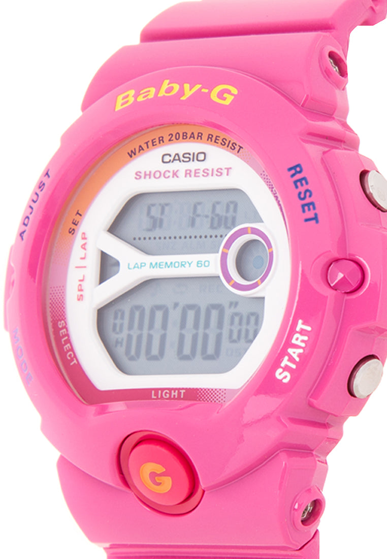 Casio Baby-g BG-6903-4BDR Digital Rubber Strap Watch For Women-Watch Portal Philippines