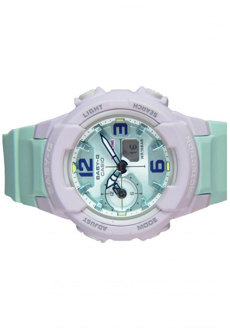 Casio Baby-g BGA-230PC-6B Digital Analog Rubber Strap Watch For Women-Watch Portal Philippines