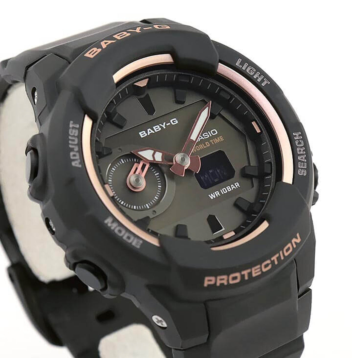 Casio Baby-g BGA-230SA-1A Digital Analog Rubber Strap Watch For Women-Watch Portal Philippines