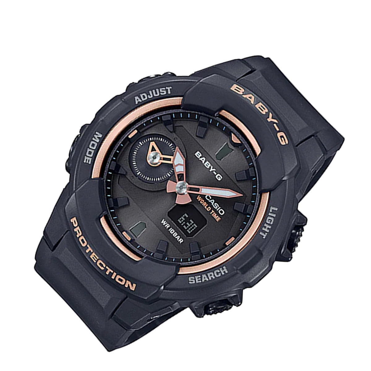 Casio Baby-g BGA-230SA-1A Digital Analog Rubber Strap Watch For Women-Watch Portal Philippines