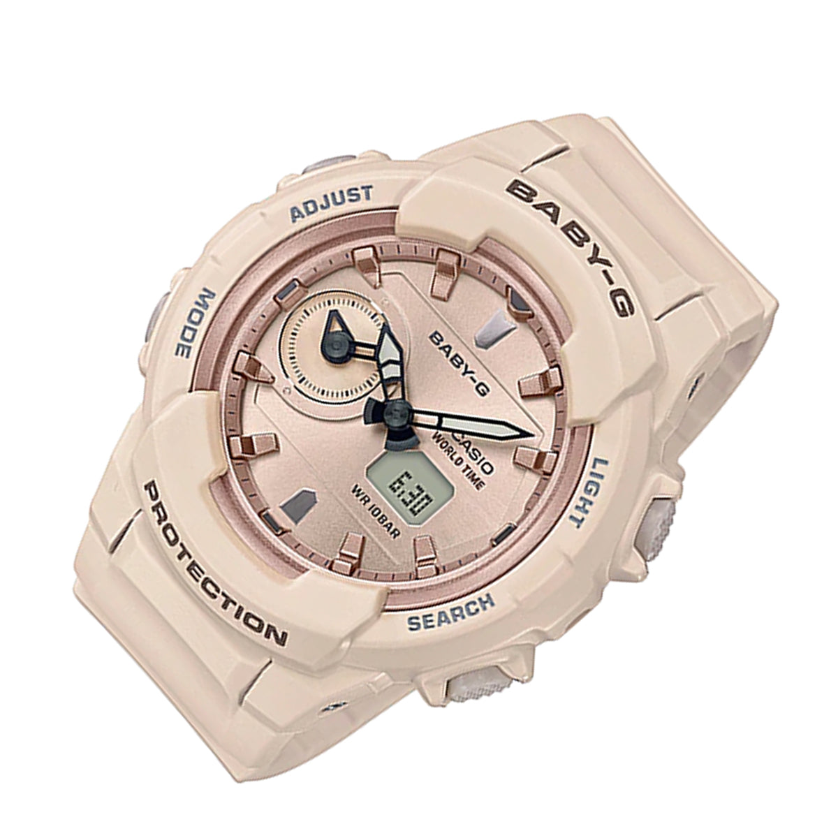 Casio Baby-g BGA-230SA-4A Digital Analog Rubber Strap Watch For Women-Watch Portal Philippines
