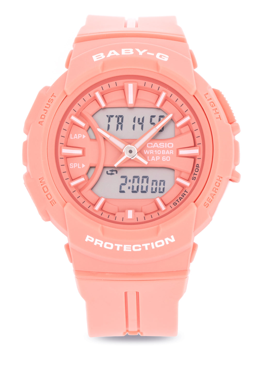 Casio Baby-g BGA-240BC-4A Digital Analog Rubber Strap Watch For Women-Watch Portal Philippines